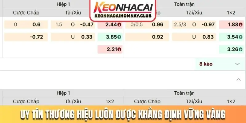 Uy tín thương hiệu luôn được khẳng định vững vàng